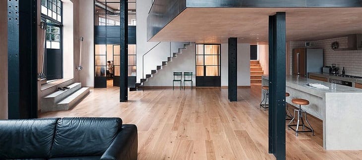 Industrieel interieur