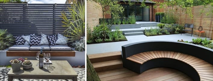Beton in de tuin