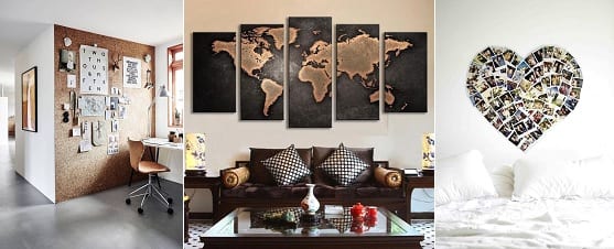 Muurdecoratie aan de wand