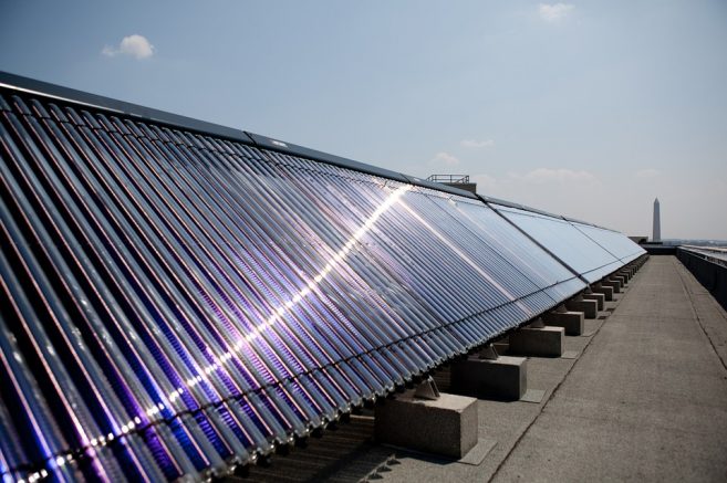 Rendement zonneboiler dak