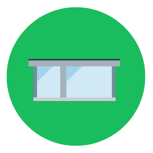 Icoon dakkapel 2,5 meter