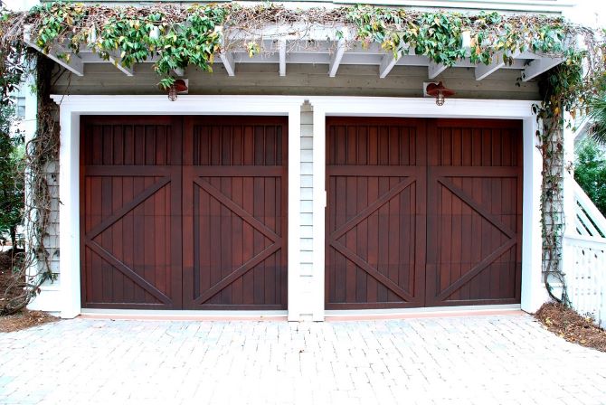 houten garagedeur