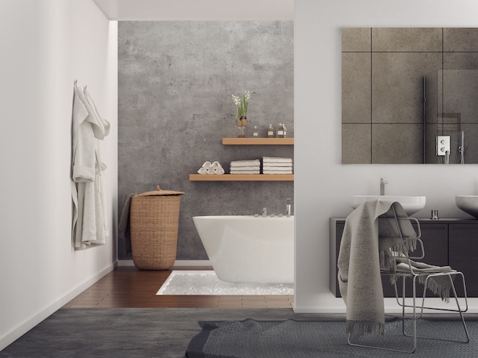 Beton cire badkamer