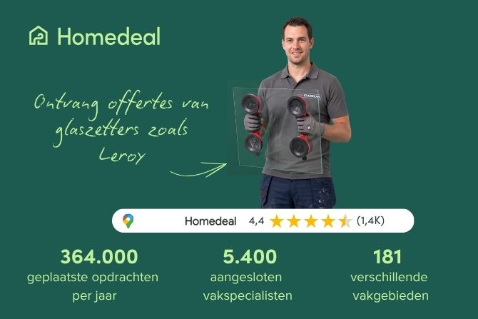 Homedeal ontvang offertes van glaszetter Leroy
