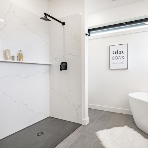 Badkamer inloopdouche open